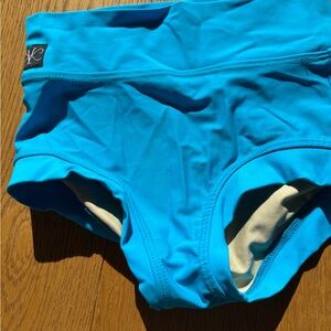 Kids Bright Blue Dance Shorts